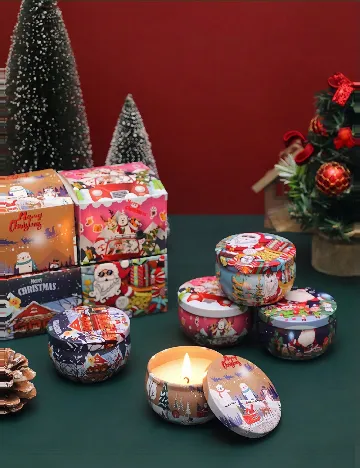 Set lumanari parfumate SHEIN, mix culori