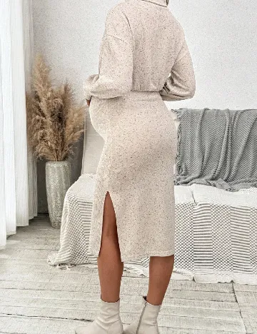 Rochie medie SHEIN Maternity, bej