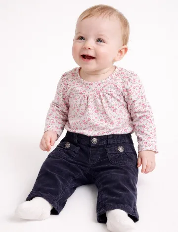 Pantaloni Zara, bleumarin