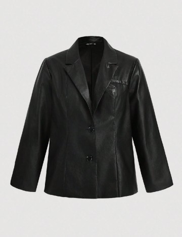 Jacheta SHEIN CURVE, negru