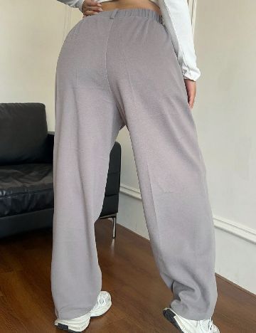 Pantaloni SHEIN CURVE, gri