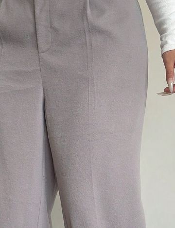 Pantaloni SHEIN CURVE, gri