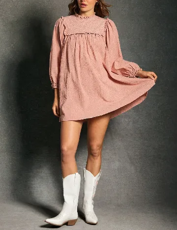 Rochie scurta SHEIN, roz