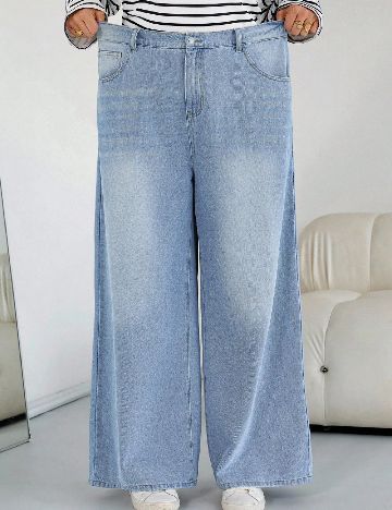 Blugi SHEIN CURVE, albastru