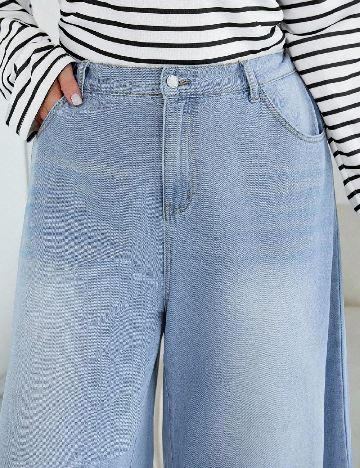 Blugi SHEIN CURVE, albastru