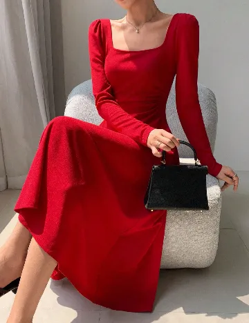 Rochie lunga SHEIN, rosu