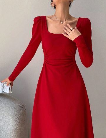 Rochie lunga SHEIN, rosu