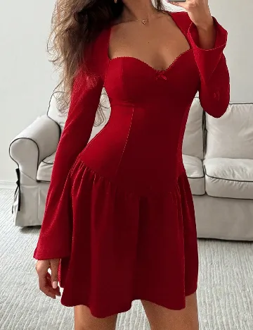 Rochie scurta SHEIN, rosu