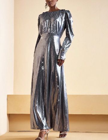 Rochie lunga SHEIN, argintiu