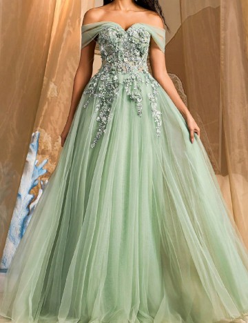 Rochie lunga SHEIN, verde