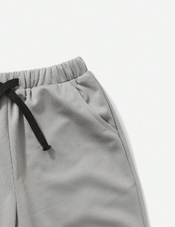 Compleu Shein Kids, negru/gri