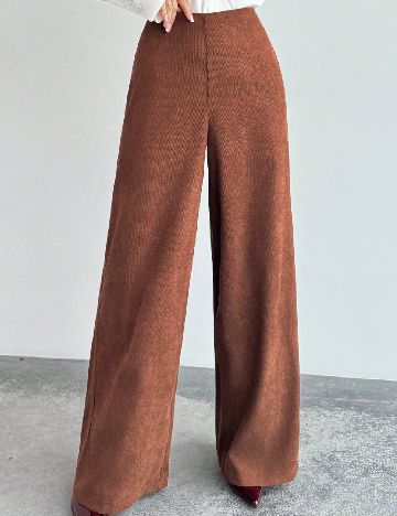 Pantaloni SHEIN, maro