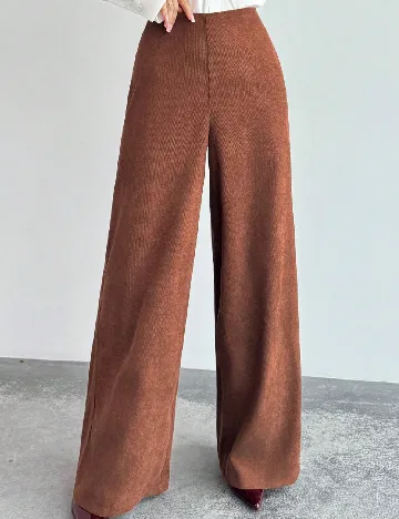 Pantaloni SHEIN, maro