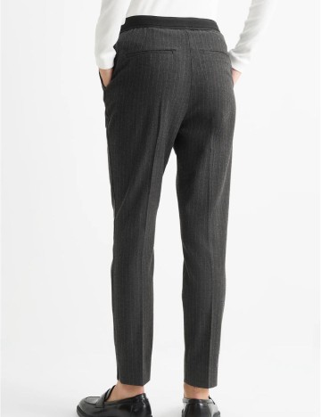 Pantaloni C&A, gri inchis