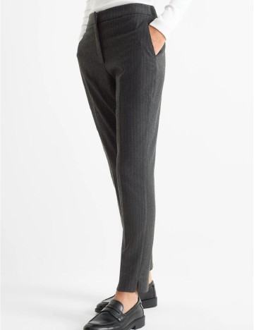 Pantaloni C&A, gri inchis