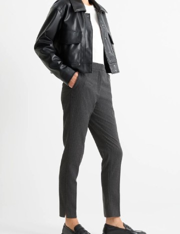 Pantaloni C&A, gri inchis