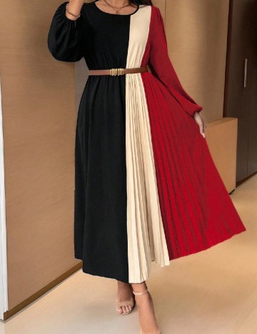 Rochie lunga SHEIN CURVE, mix culori