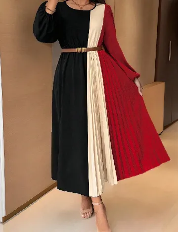 Rochie lunga SHEIN CURVE, mix culori