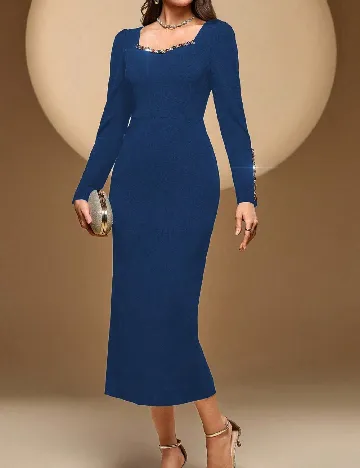 Rochie medie SHEIN, albastru