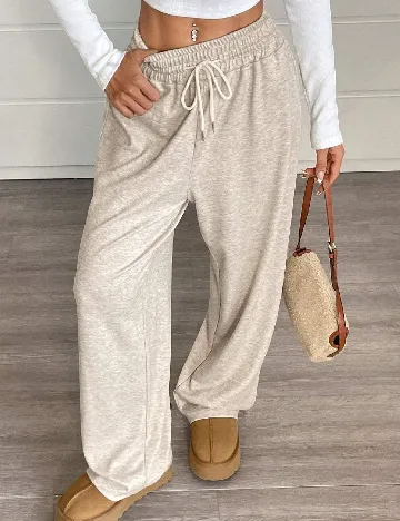 Pantaloni SHEIN, crem