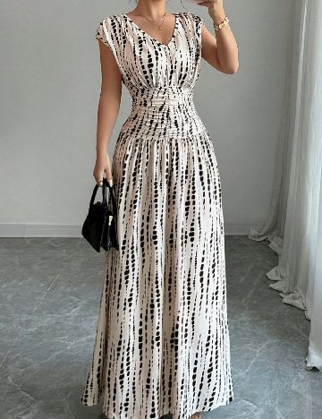 Rochie lunga SHEIN, ecru