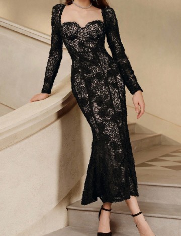 Rochie lunga Savoree, negru