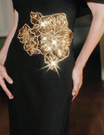 Rochie lunga Anewsta, negru