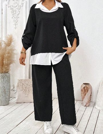 Compleu SHEIN CURVE, negru