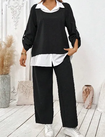 Compleu SHEIN CURVE, negru