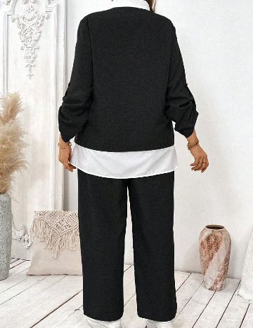 Compleu SHEIN CURVE, negru