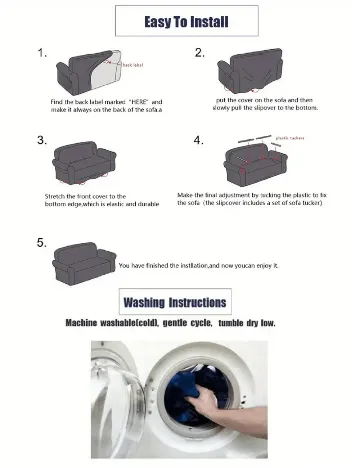 Husa pentru canapea de o persoana. SHEIN, alb