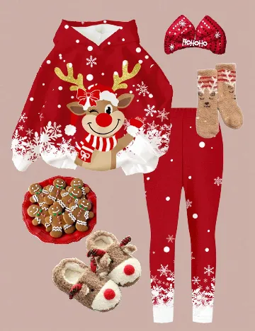 Trening Shein Kids, rosu