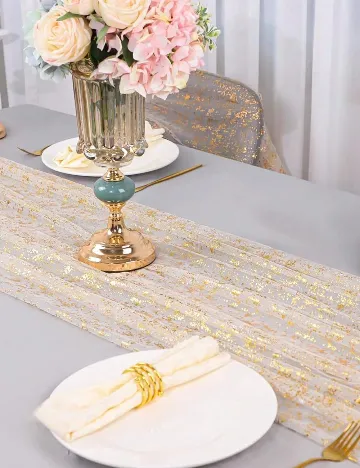 Runner de masa SHEIN, auriu