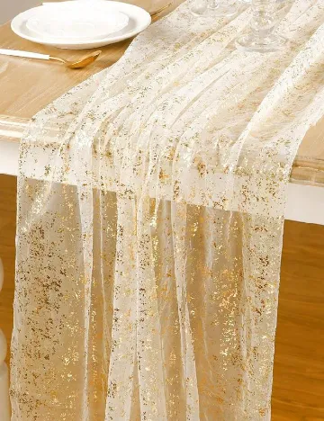 Runner de masa SHEIN, auriu