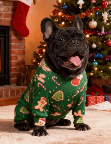 Haina pentru caini SHEIN, verde