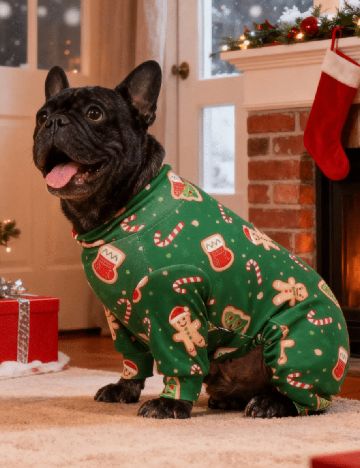 Haina pentru caini SHEIN, verde