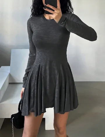 Rochie scurta Dazy, gri