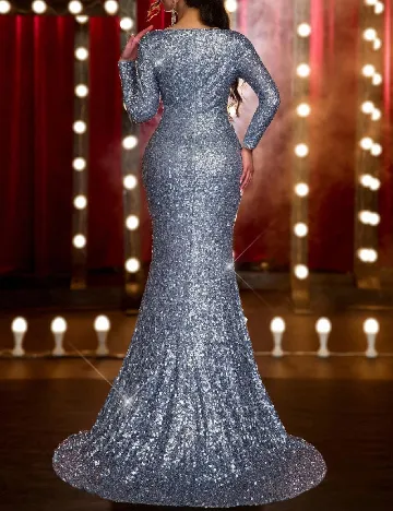 Rochie lunga SHEIN, albastru