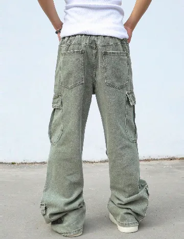 Pantaloni SHEIN, verde