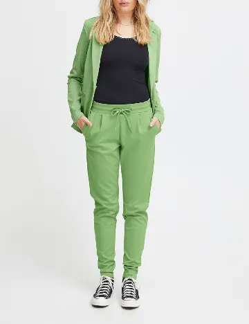 Pantaloni Ichi, verde