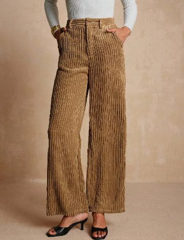 Pantaloni SHEIN, maro