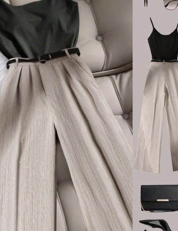 Pantaloni SHEIN, bej