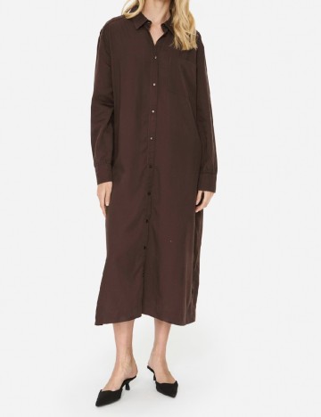 Rochie medie Saint Tropez, maro