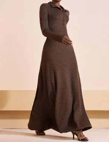 Rochie lunga SHEIN, maro