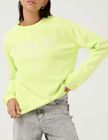 Bluza Kaffe, verde neon