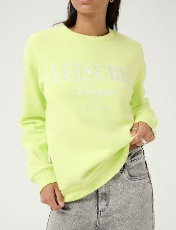 Bluza Kaffe, verde neon