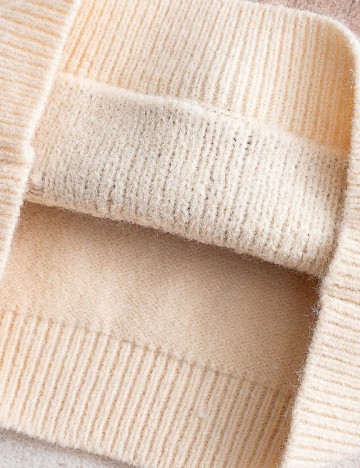 Pulover Shein Kids, crem