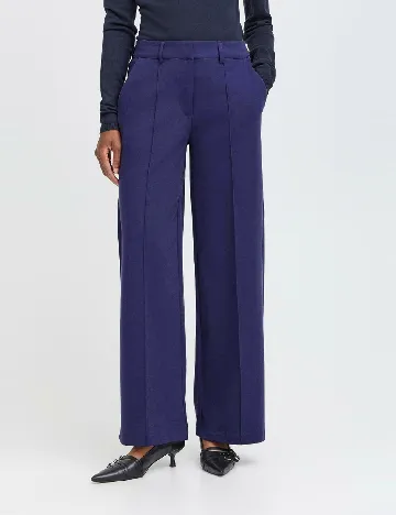 Pantaloni Ichi, bleumarin