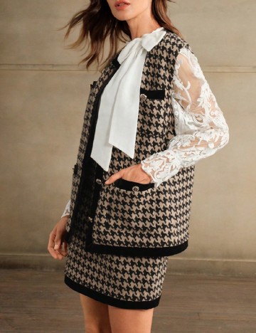 Compleu Anewsta, negru/maro