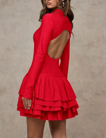 Rochie scurta SHEIN, rosu